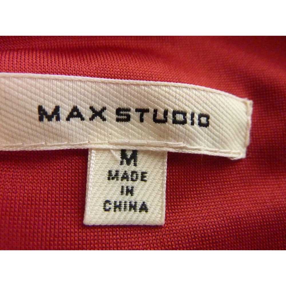 Max Studio V Neck Flutter Sleeve Dress M - image 5