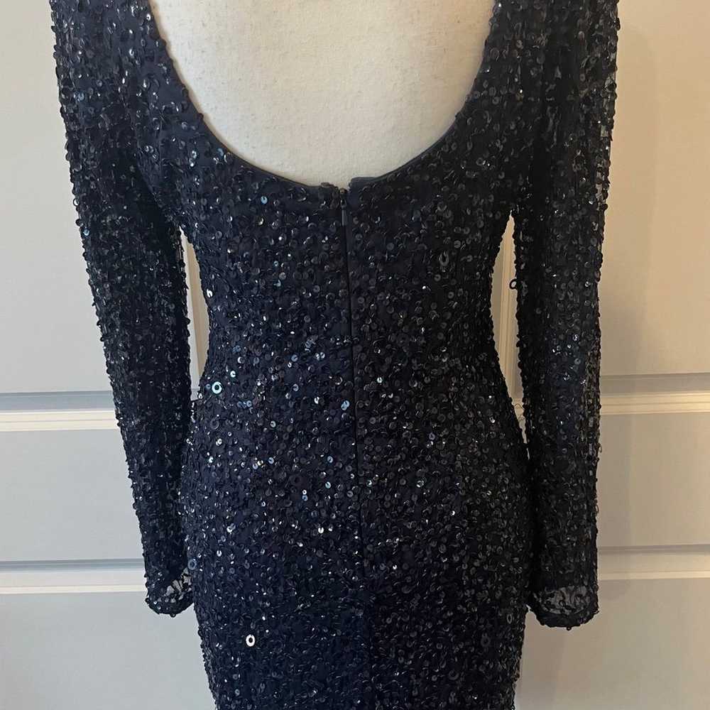ADRIANNA PAPELL COCKTAIL SEQUIN DRESS SIZE 4. - image 3