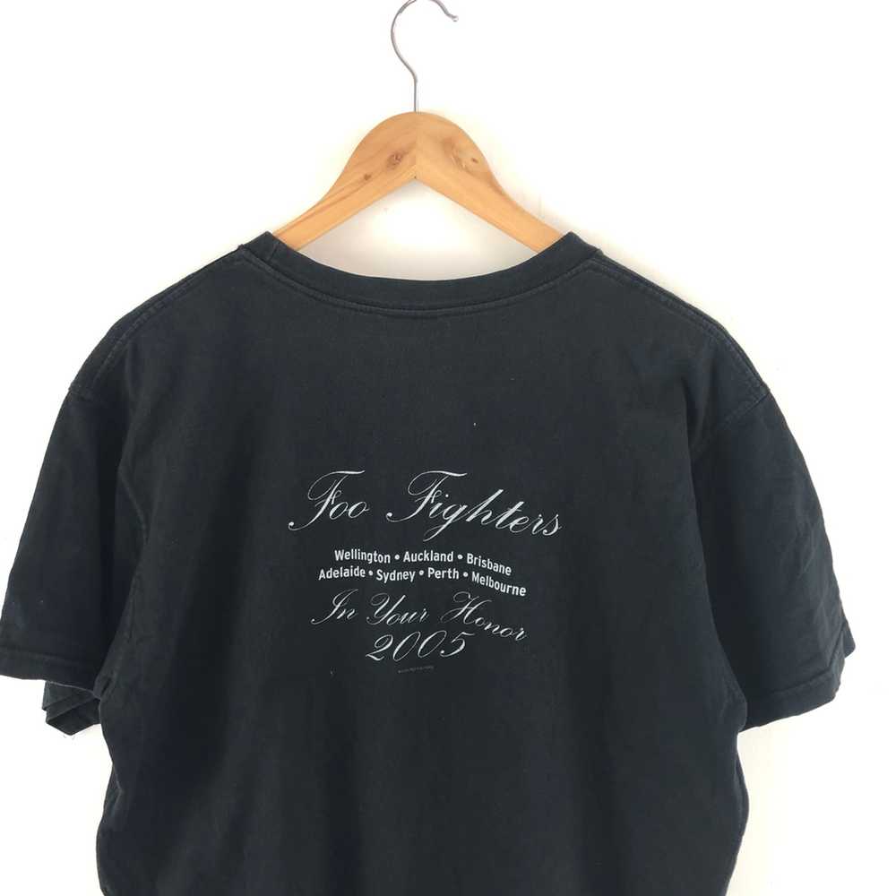 Vintage - Y2K Foo Fighters Tour Shirt 2005 In You… - image 5