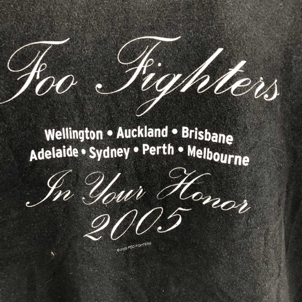 Vintage - Y2K Foo Fighters Tour Shirt 2005 In You… - image 6