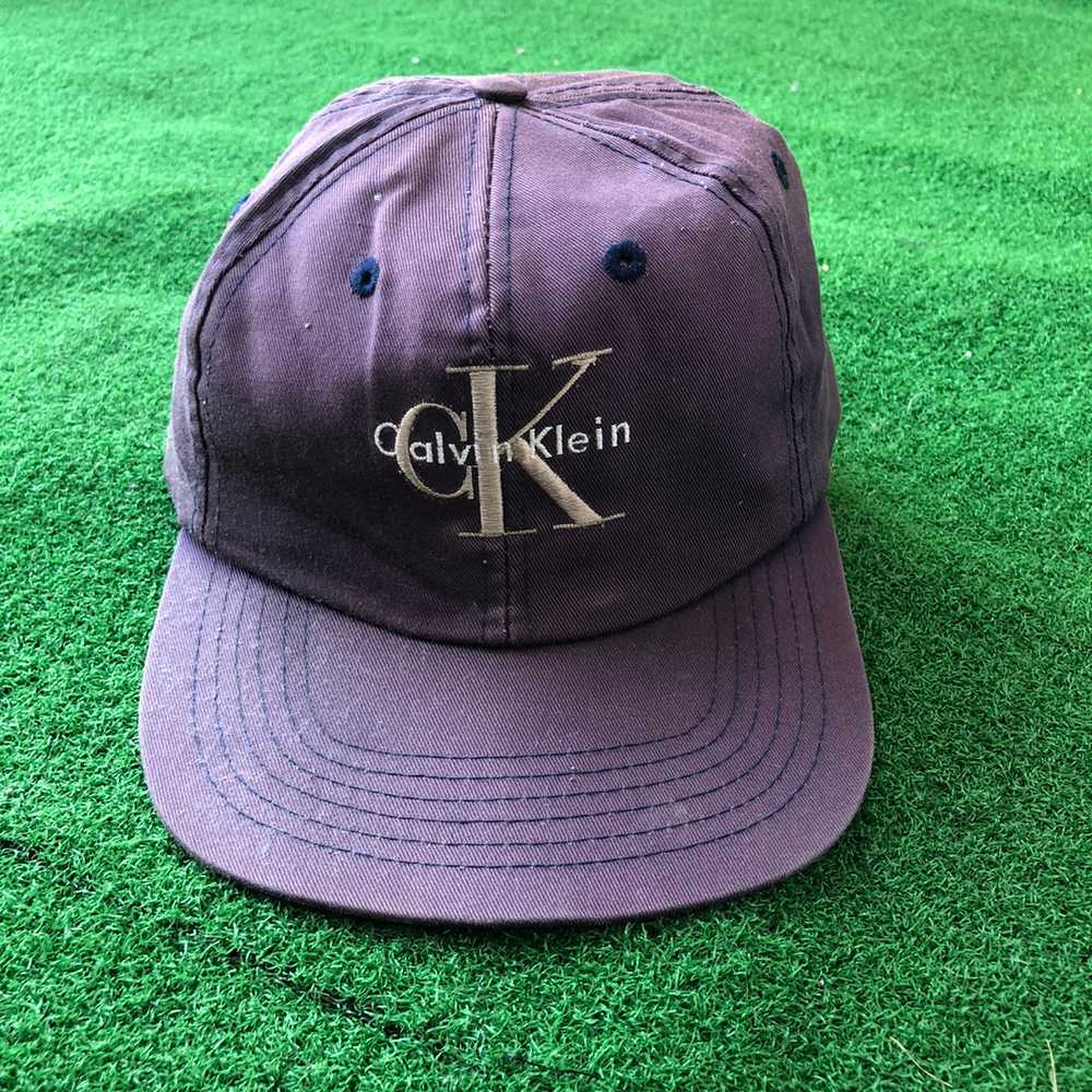Calvin Klein - 90’s CK Jeans Big Logo Hat - image 1