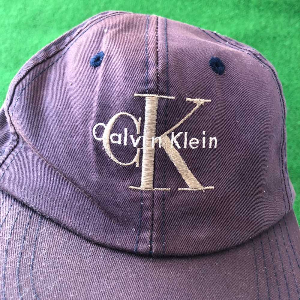 Calvin Klein - 90’s CK Jeans Big Logo Hat - image 4