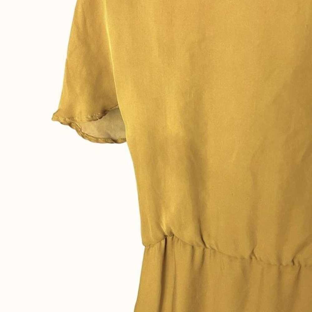 HAUTE HIPPIE Asymmetric cowl draped silk dress  i… - image 7