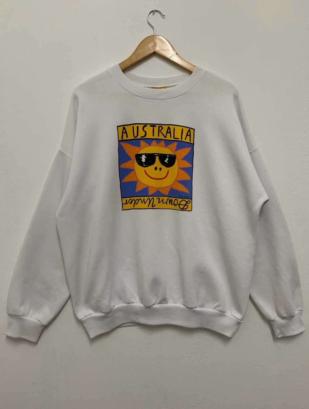 Vintage - Vintage Ken Done Sweatshirt Large White - image 1