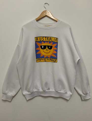 Vintage - Vintage Ken Done Sweatshirt Large White - image 1