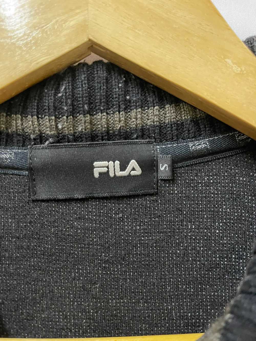 Fila - Fila Half Zipper Sweatshirt Dark Grey - image 4