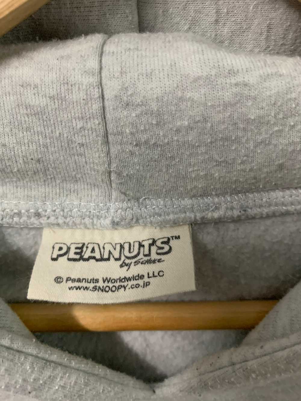 Peanuts - Peanuts Sleep Hoodie Striped Cream Medi… - image 5