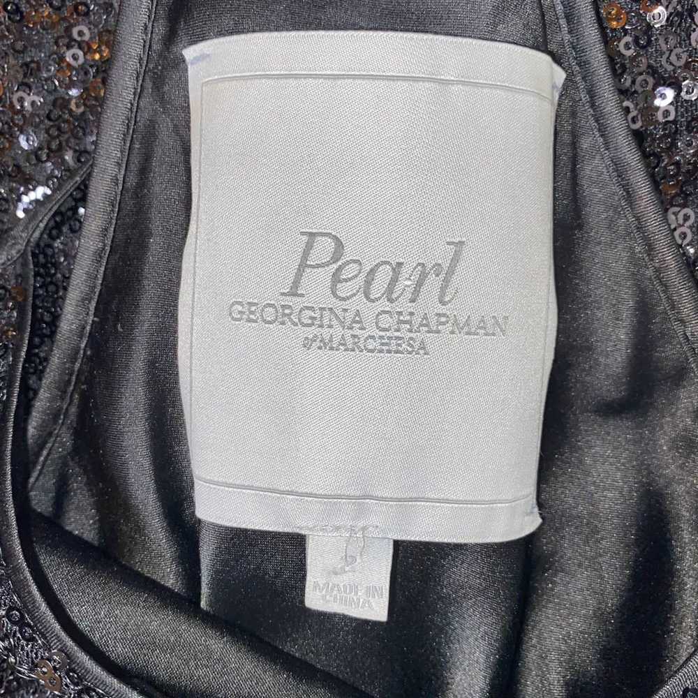 Marchesa Dress Pearl by Georgina Chapman Sequin B… - image 11