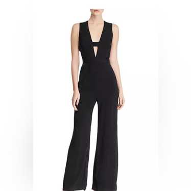 WAYF  Cutout Wide-Leg Jumpsuit size small black - image 1