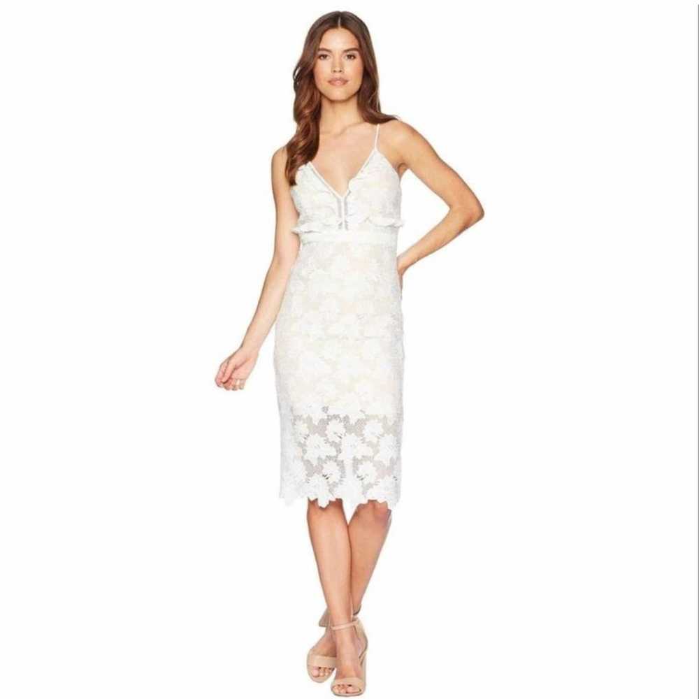 Bardot Lace Vienna Dress Ivory Size 6 - image 11