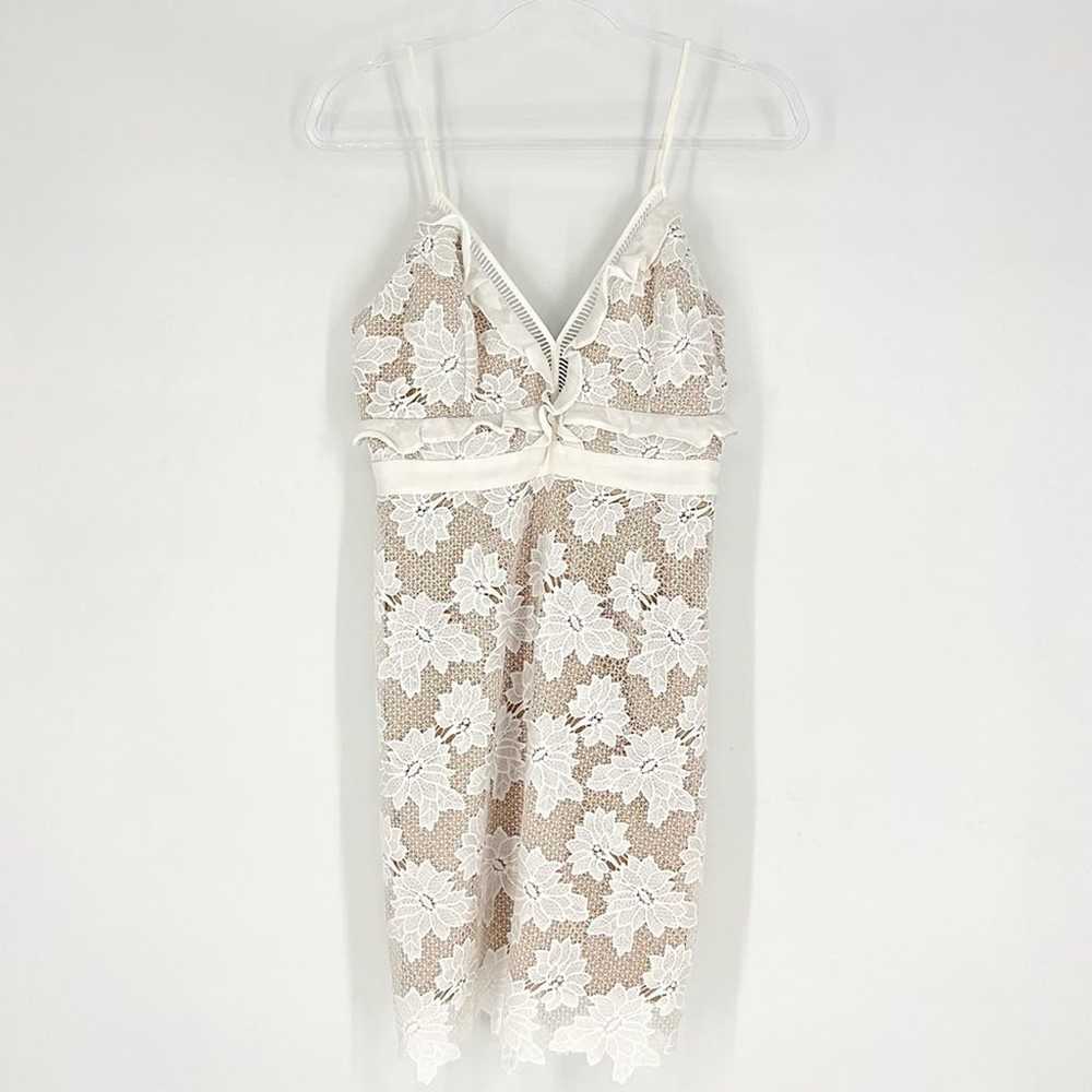 Bardot Lace Vienna Dress Ivory Size 6 - image 1