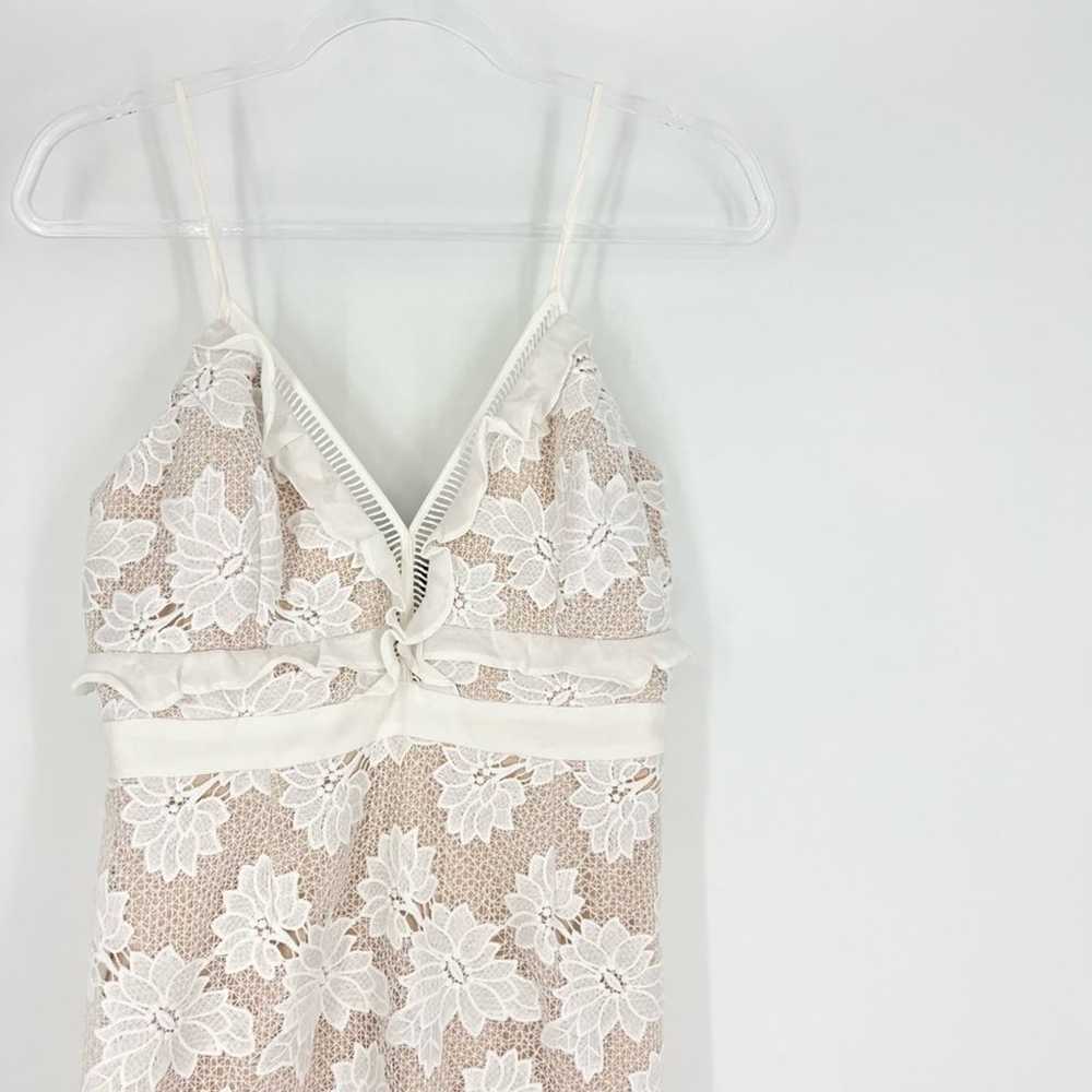 Bardot Lace Vienna Dress Ivory Size 6 - image 3
