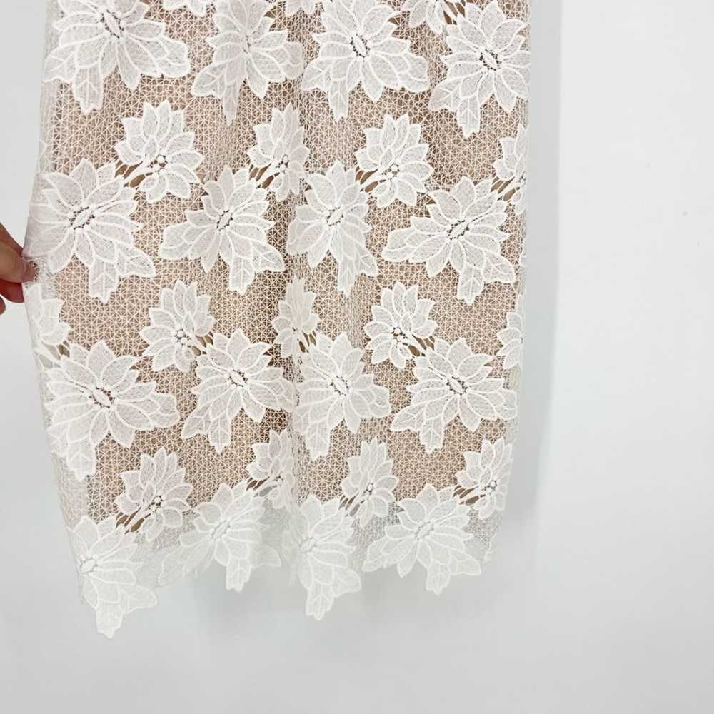 Bardot Lace Vienna Dress Ivory Size 6 - image 4