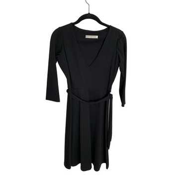Susana Monaco Black Belted Dress - image 1