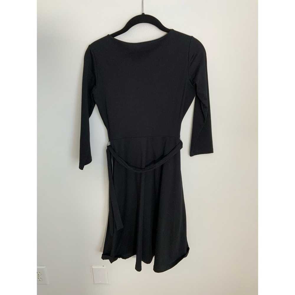 Susana Monaco Black Belted Dress - image 4