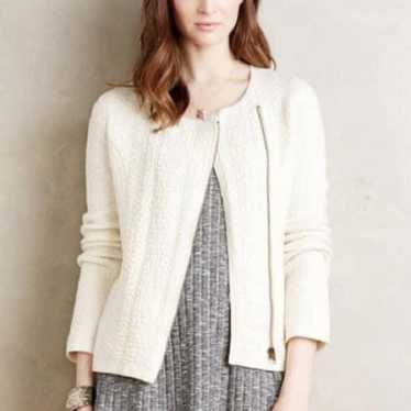 Anthropologie Anthro Angel of the North Cream Quil