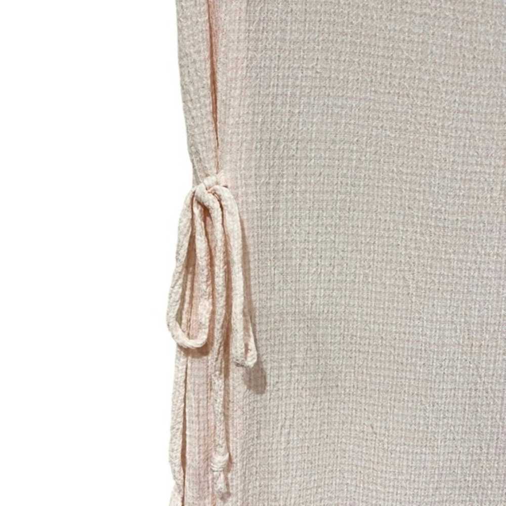 Eileen Fisher Pink Gingham Crinkled Fabric Rayon … - image 7