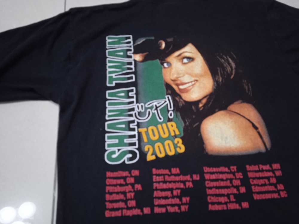 Vintage - Vintage Shania Twain 2003 Rap Tees - image 3