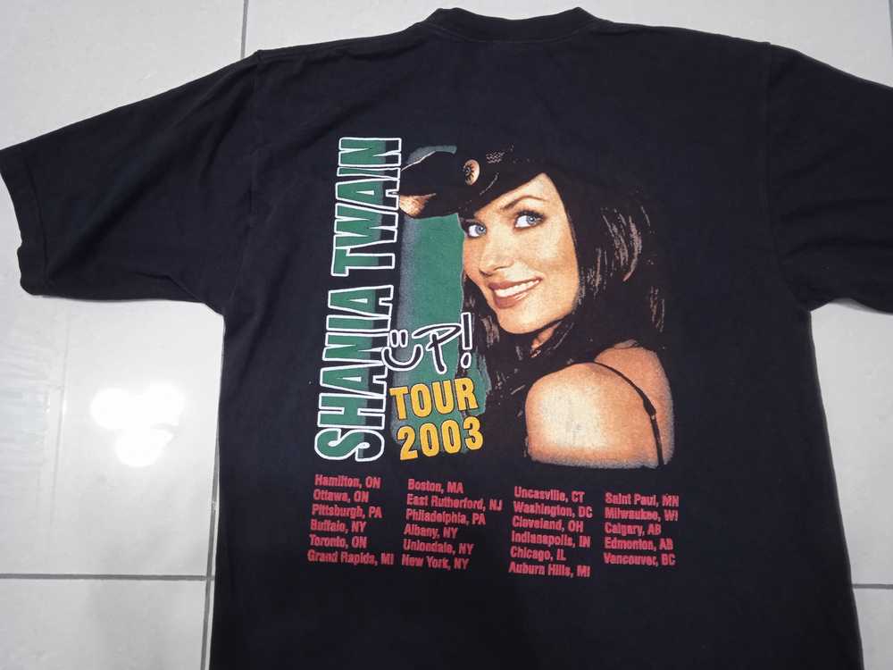 Vintage - Vintage Shania Twain 2003 Rap Tees - image 4