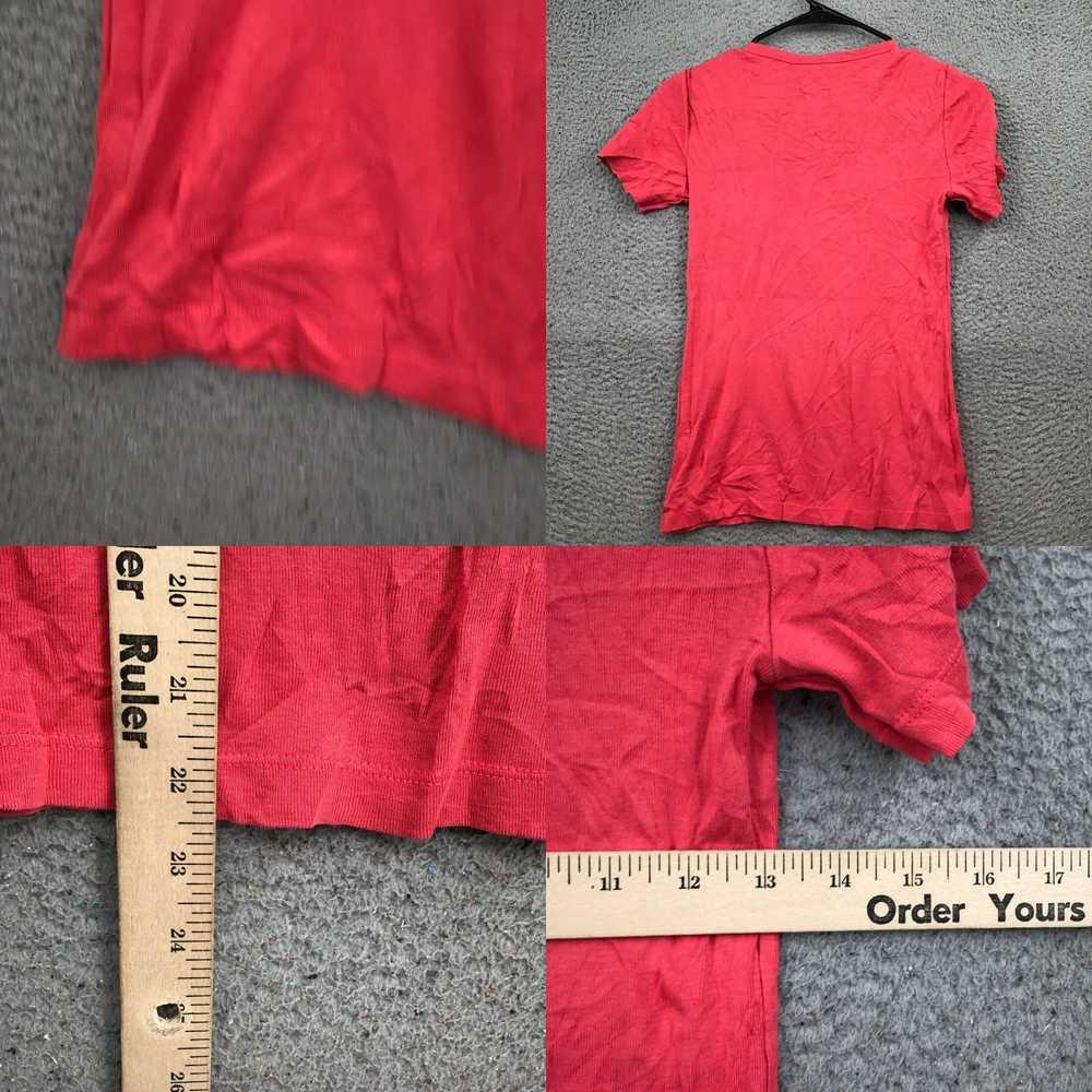 Orvis Orvis Shirt Womens XS Red Solid Crew Neck S… - image 4