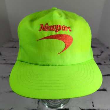 Newport Newport Vintage Neon Snapback Trucker Hat 