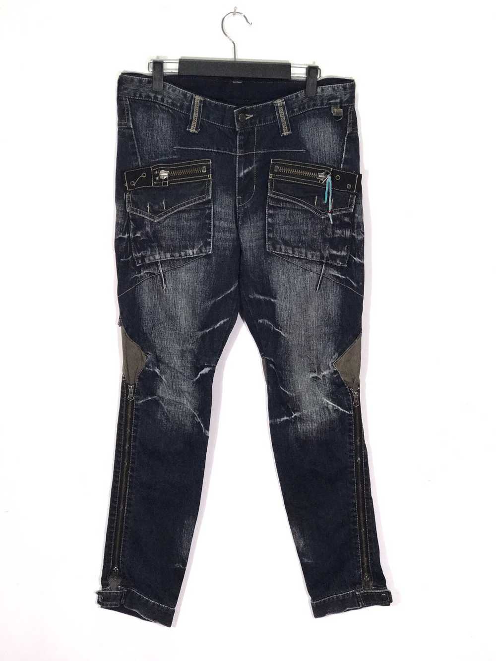 Japanese Brand - PPFM Bondage Punk Denim Jeans - image 1