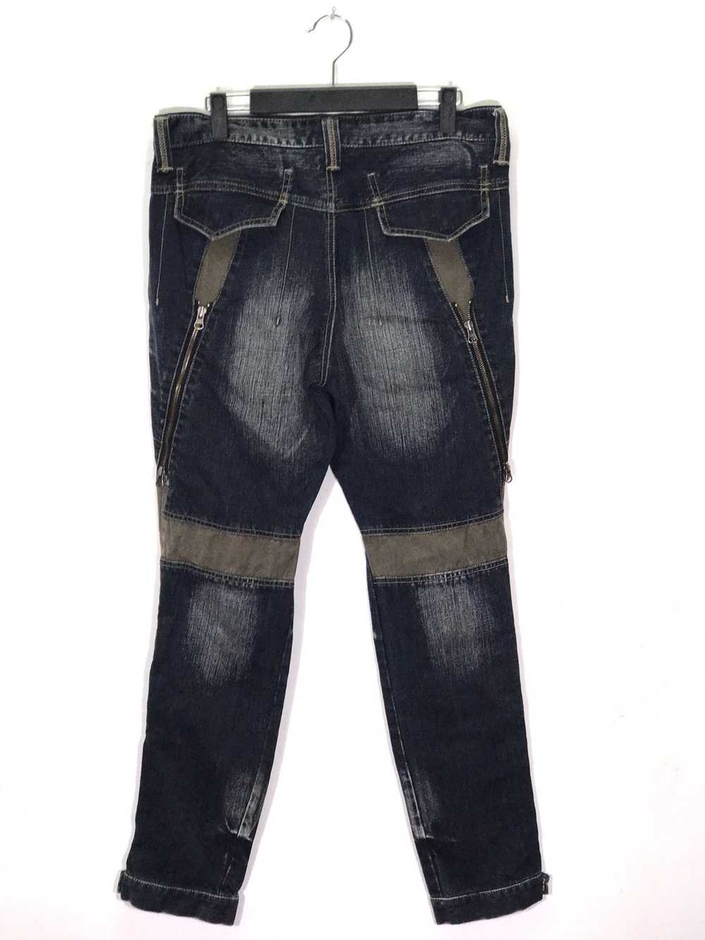 Japanese Brand - PPFM Bondage Punk Denim Jeans - image 2