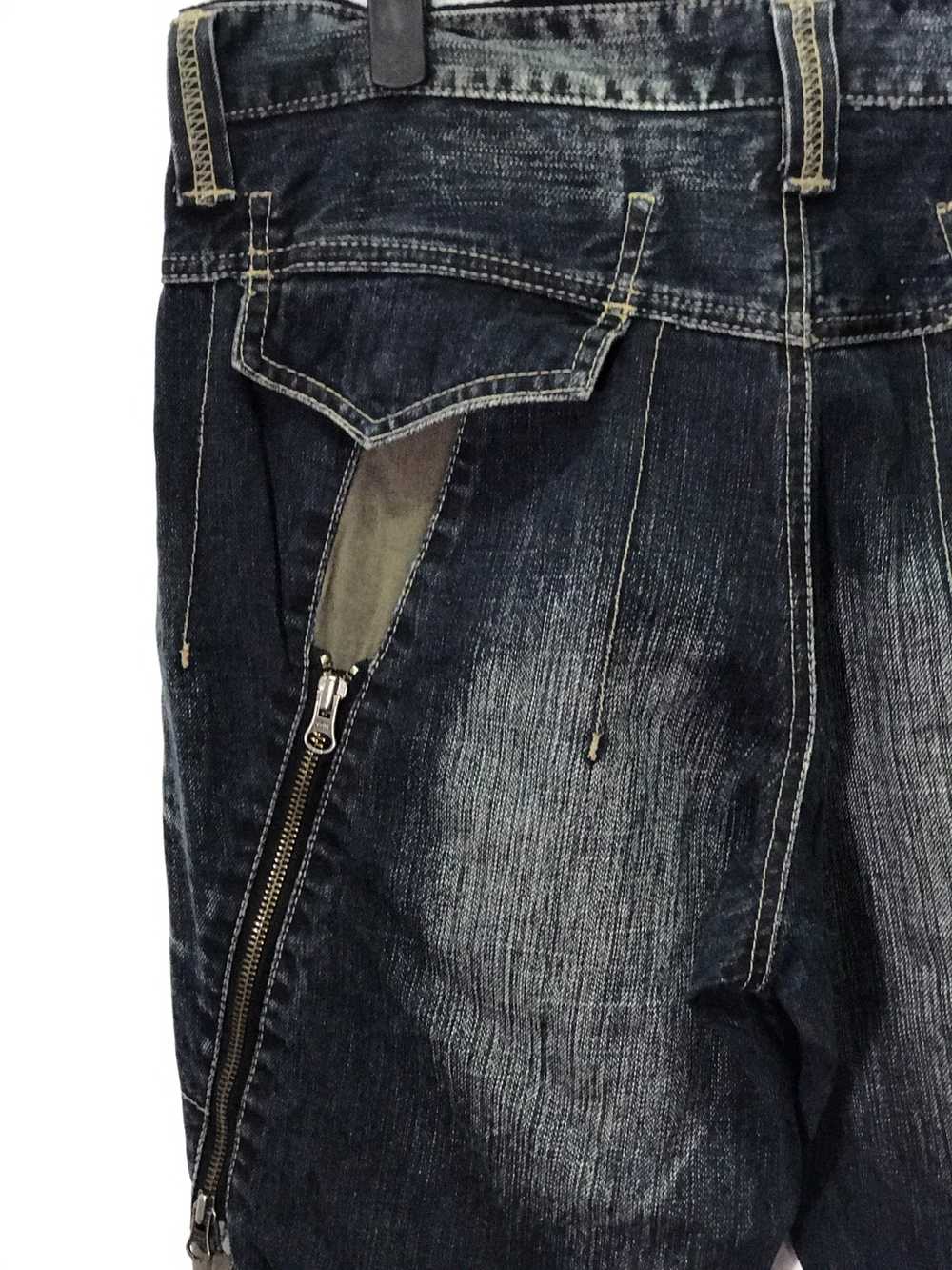 Japanese Brand - PPFM Bondage Punk Denim Jeans - image 3