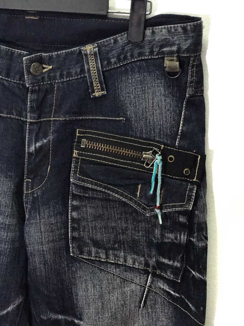 Japanese Brand - PPFM Bondage Punk Denim Jeans - image 7