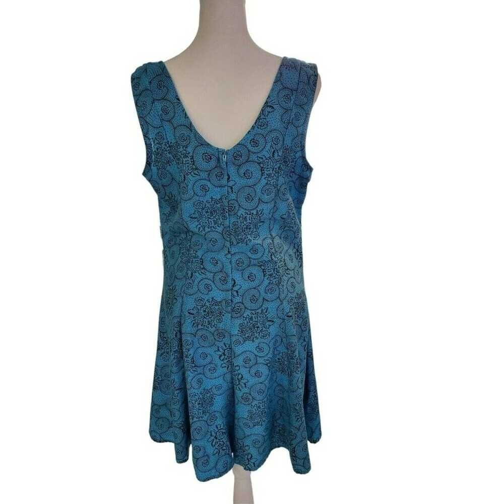 marie claire womans sz sm vintage split dress rom… - image 5