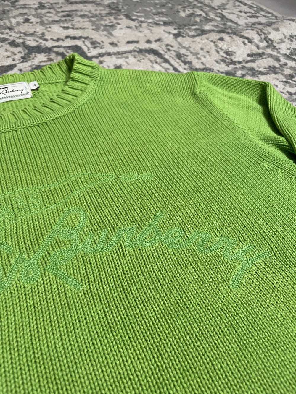 Burberry × Streetwear × Vintage Vintage Green Kni… - image 4