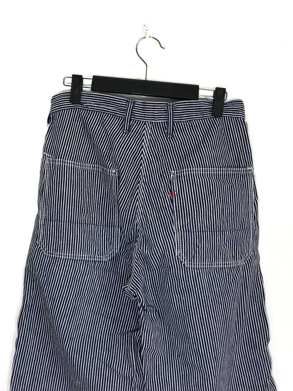 45rpm - R By 45rpm Hickory Striped Cropped Denim … - image 5