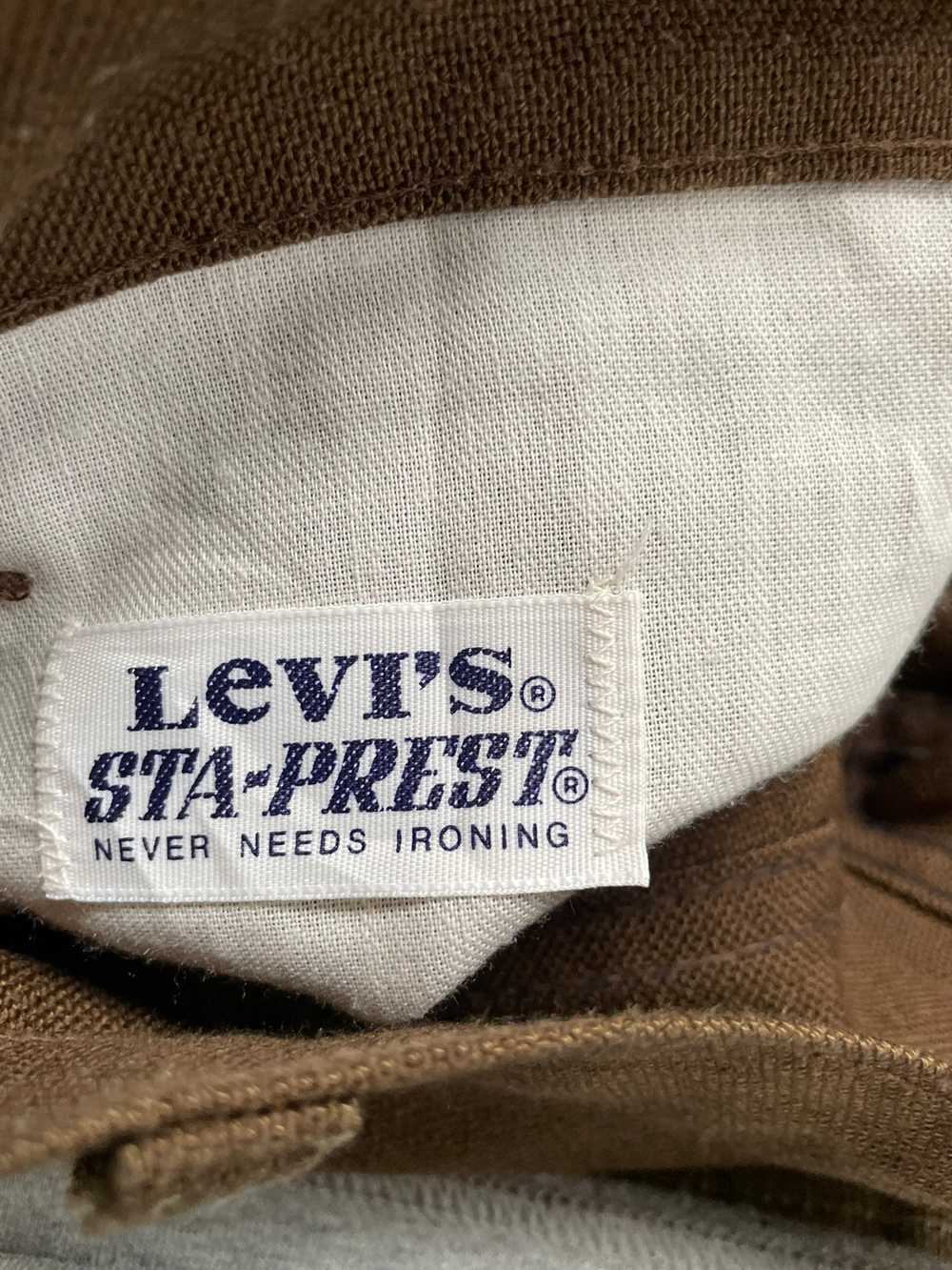 Levi's Vintage 80s/90s Levi’s 517 Sta-Prest Never… - image 12