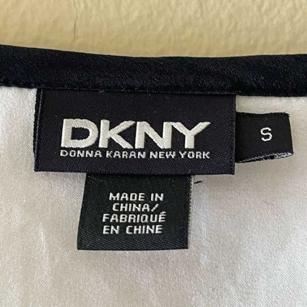 DKNY Women’s Multi Color block Stripes Silk Blend… - image 6