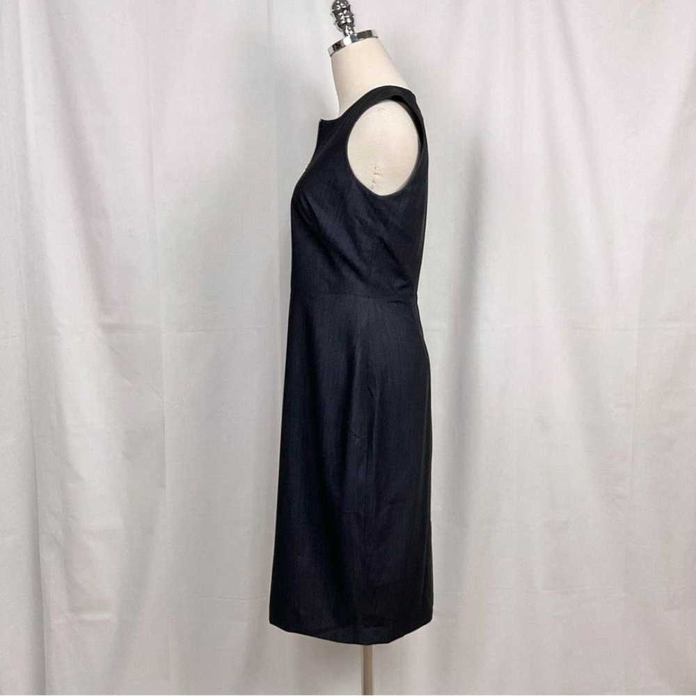 Calvin Klein Sleeveless Sheath Dress Denim Zipper… - image 4