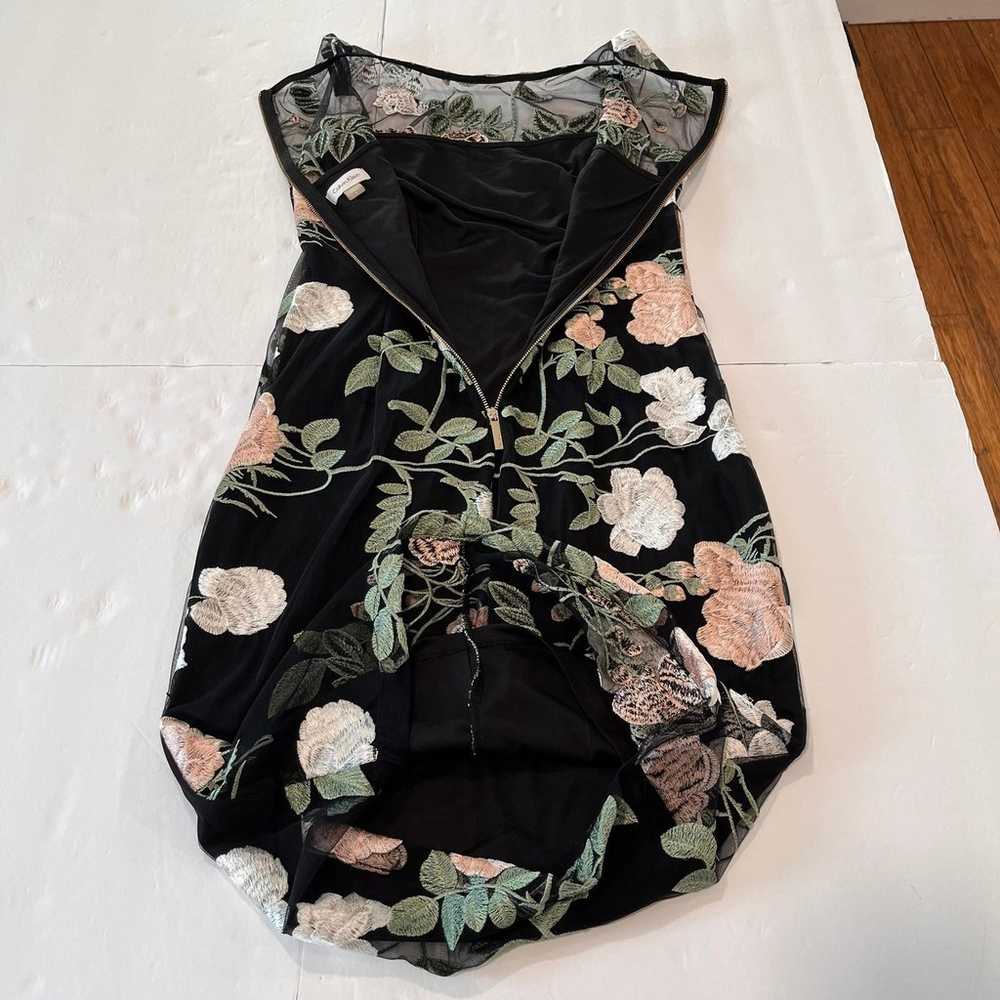 Calvin Klein Colorful Floral Embroidery Black Mes… - image 6