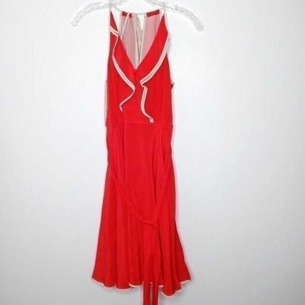 Anthropologie Girls From Savoy red dress size 6 - image 1