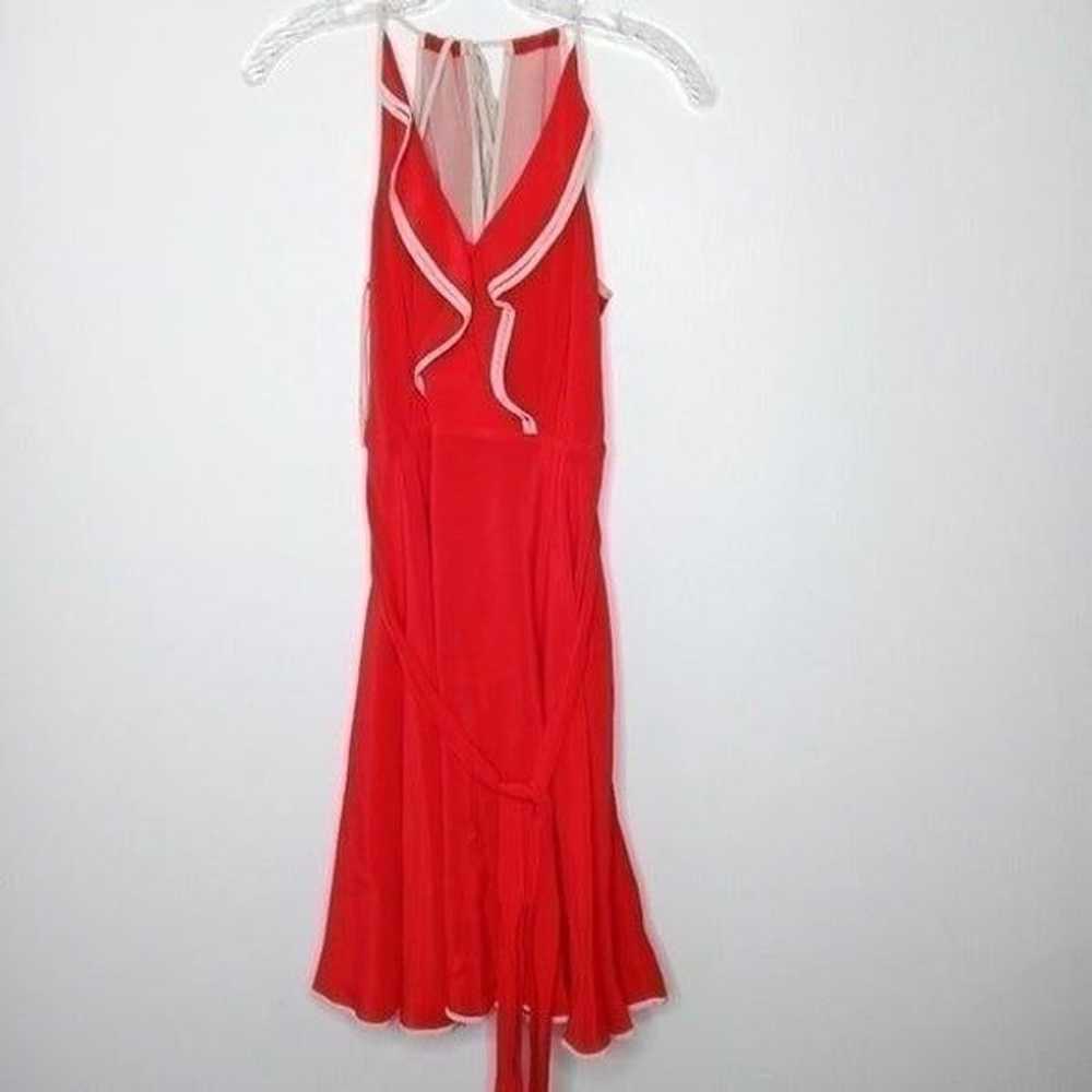 Anthropologie Girls From Savoy red dress size 6 - image 3
