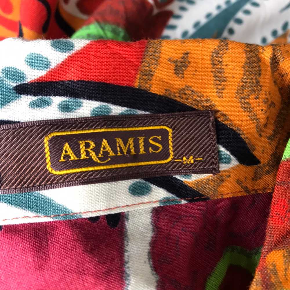 Japanese Brand - Aramis Floral Rayon Hawaiian Shi… - image 11