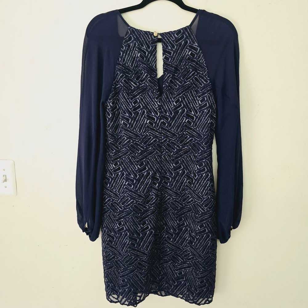 Lilly Pulitzer Carleigh Tunic Geo Lace True Navy … - image 3