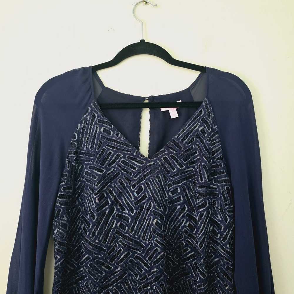 Lilly Pulitzer Carleigh Tunic Geo Lace True Navy … - image 4