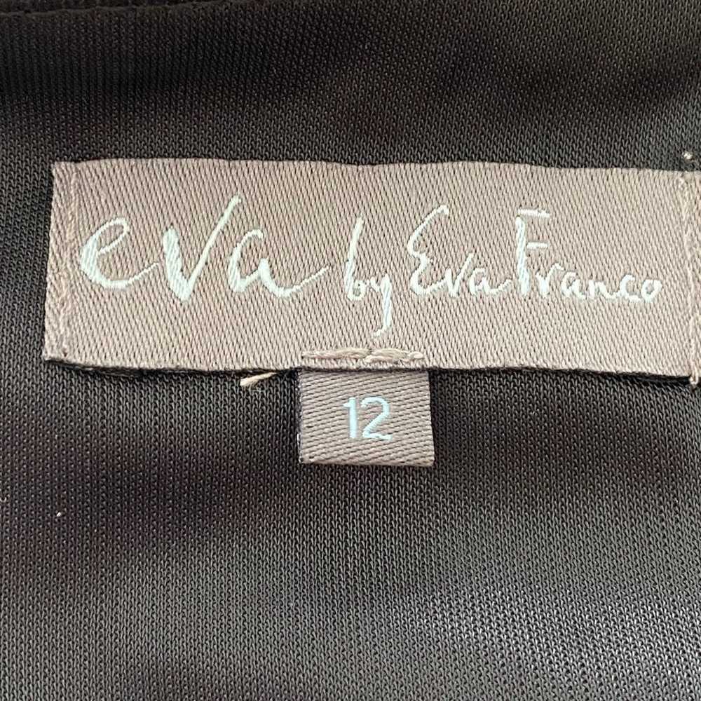 Eva Franco Fit & Flare White Black Faux Leather S… - image 4