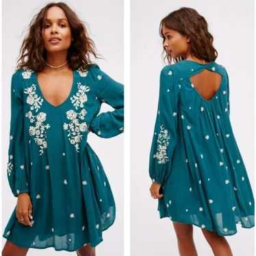 Free People Sweet Tennessee Embroidered Floral Bo… - image 1