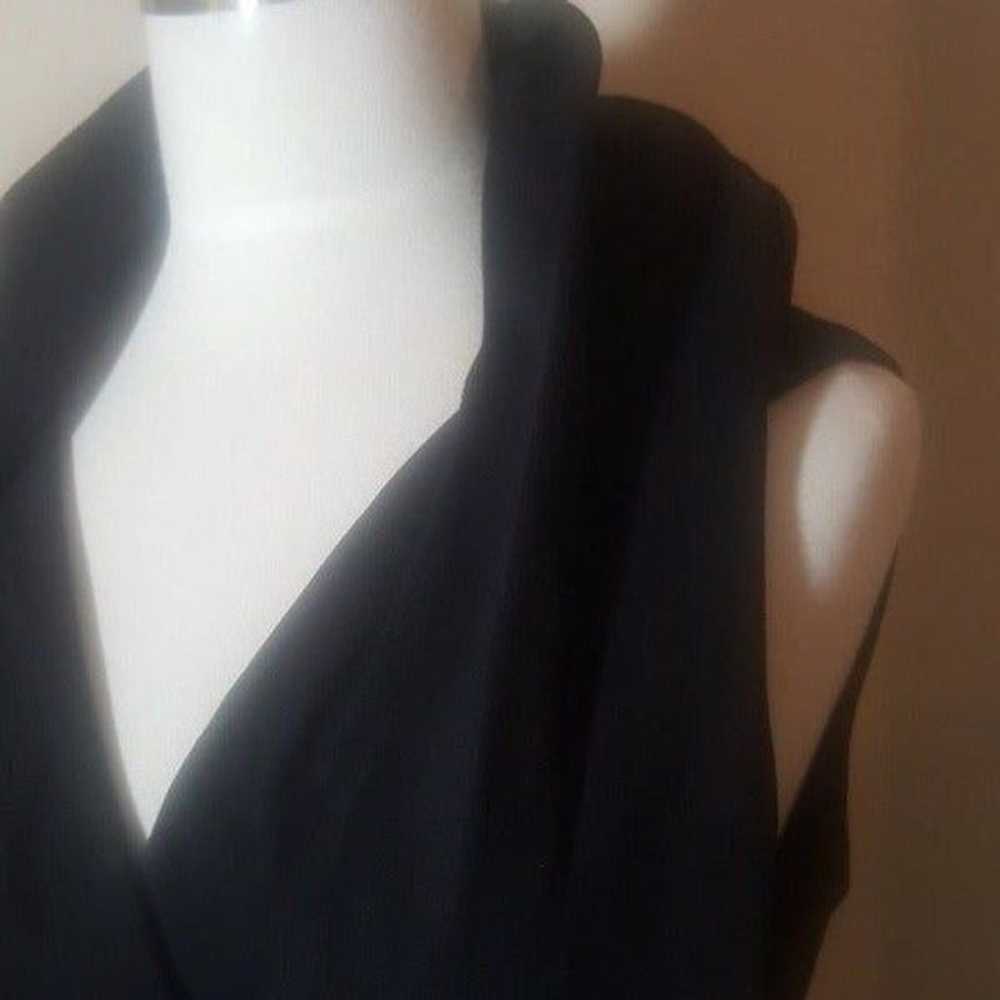ANN TAYLOR LBD Black Wrap Dress - Size 6 - image 3