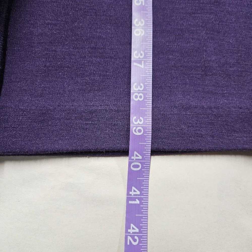 Liz Claiborne Vintage Wool Blend Deep Purple Embe… - image 12