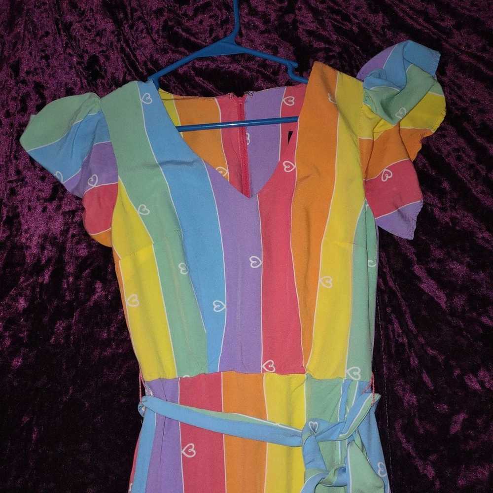 Modcloth Rainbow Dress - image 2