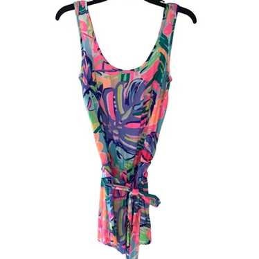 Lilly Pulitzer Rina Romper Exotic Garden XS - image 1