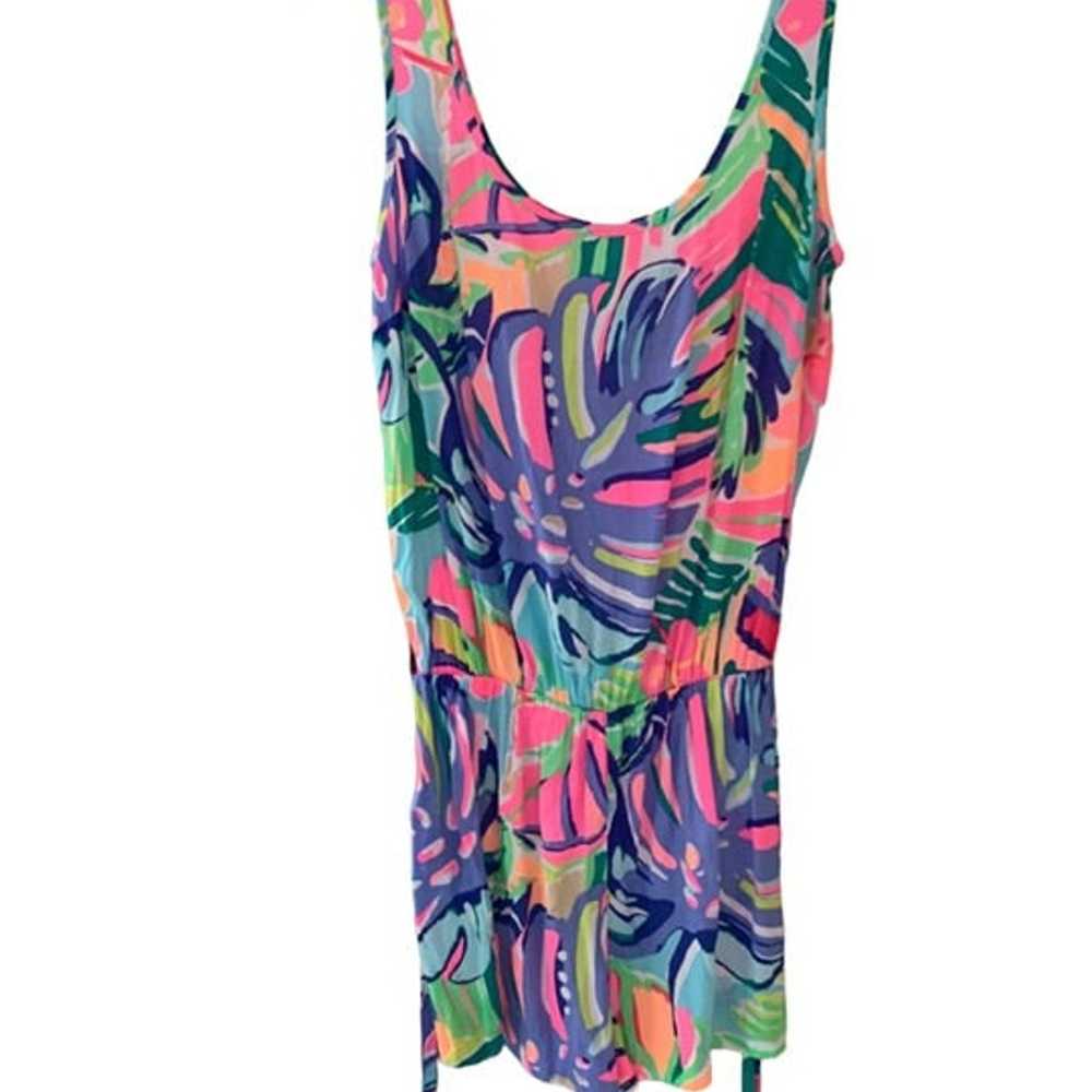 Lilly Pulitzer Rina Romper Exotic Garden XS - image 2