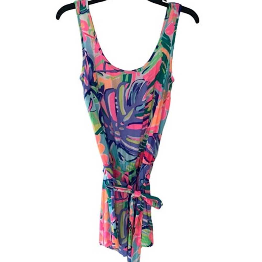 Lilly Pulitzer Rina Romper Exotic Garden XS - image 4