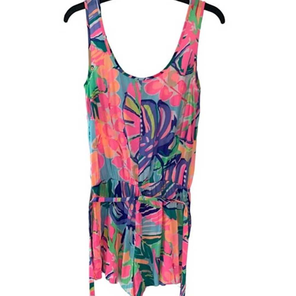 Lilly Pulitzer Rina Romper Exotic Garden XS - image 5